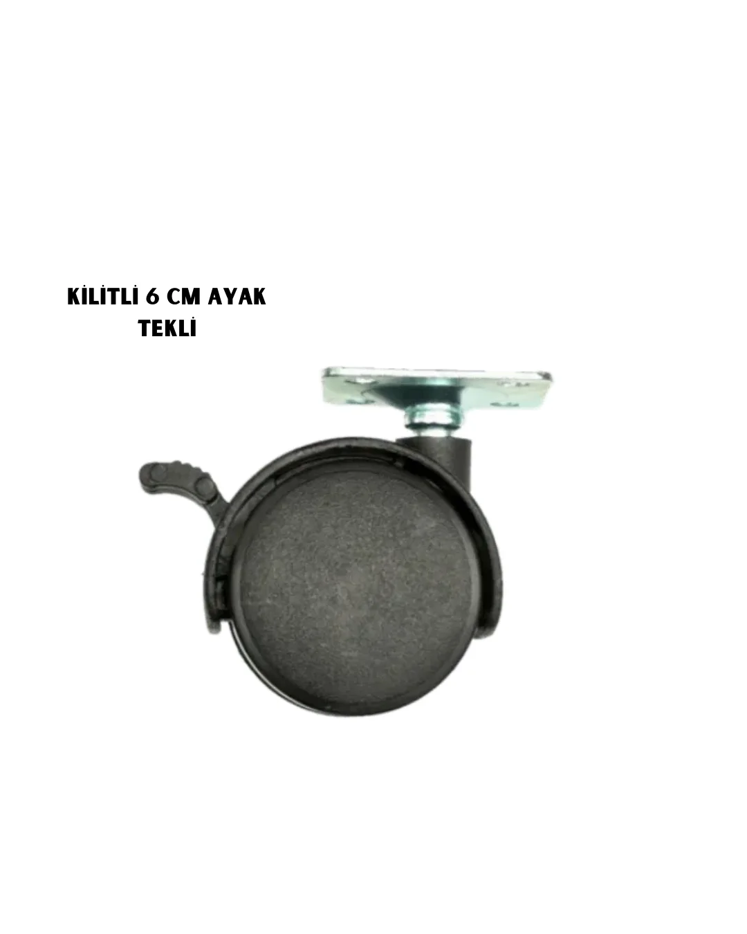 İthalat® KİLİTLİ 6CM AYAK TEKLİ