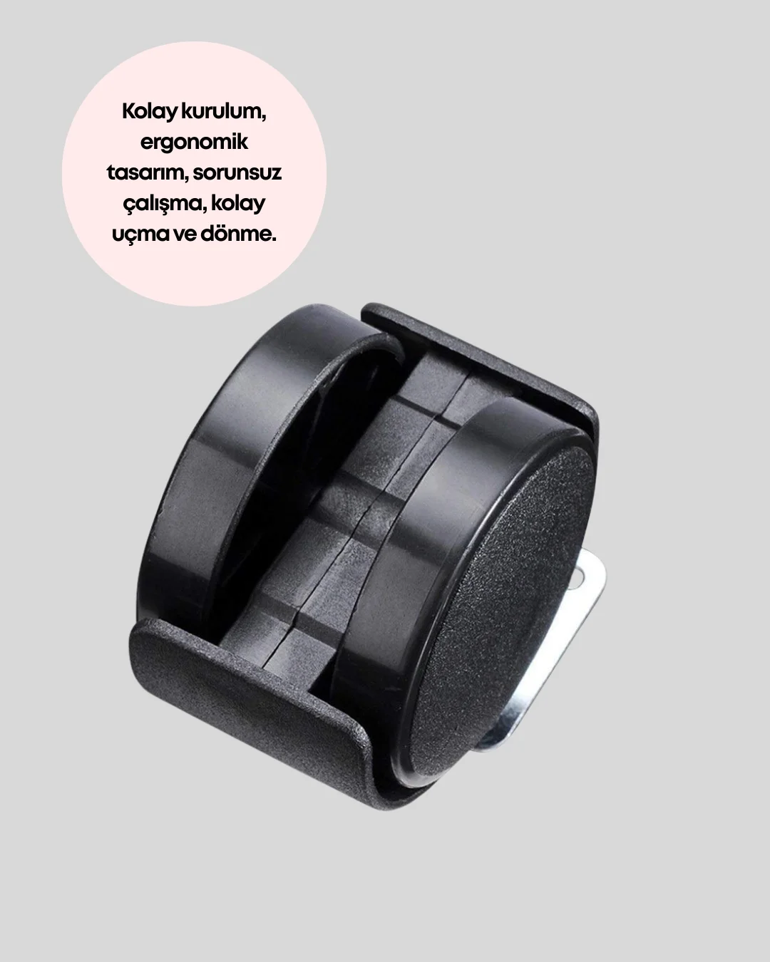 İthalat® KİLİTSİZ 4CM AYAK TEKLİ