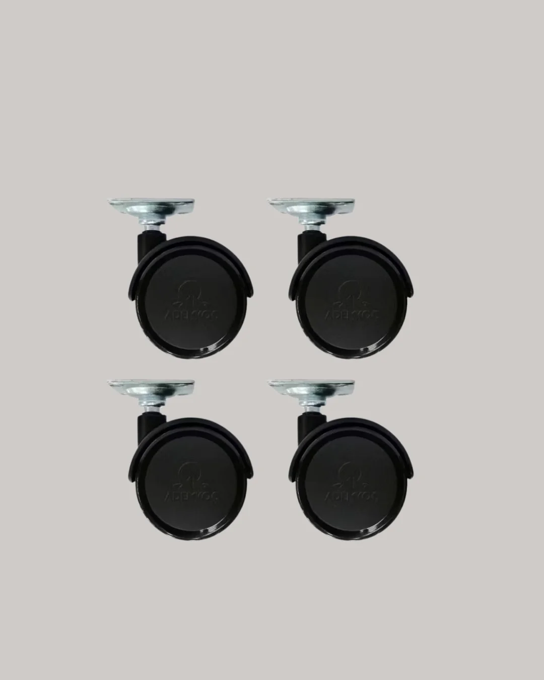 İthalat® Kilitsiz Mini Tekerlek Ayak 4 cm 4’lü Set Kolay Montaj