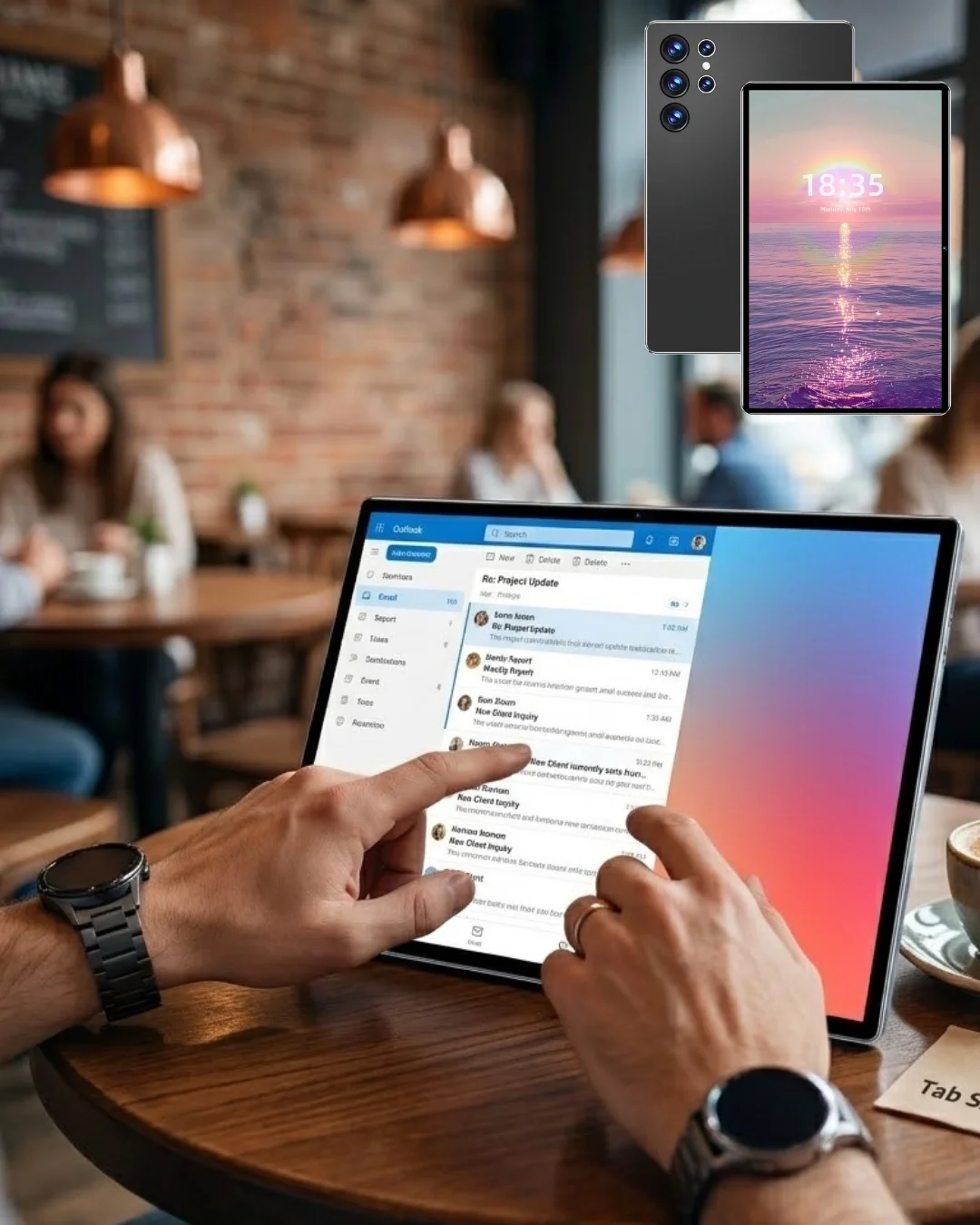 İthalat® Klavyeli Android Tablet 1TB Hafıza 16GB RAM Kalem ve Kılıf Hediyeli