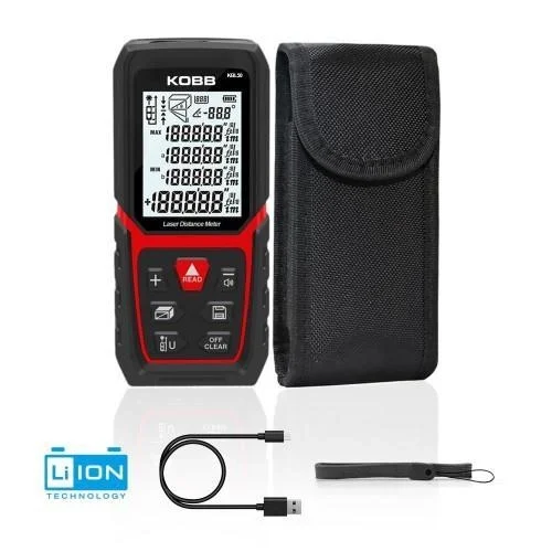 İthalat® KOBB KBL50 50 Metre Li-ion Şarjlı Lazer Metre