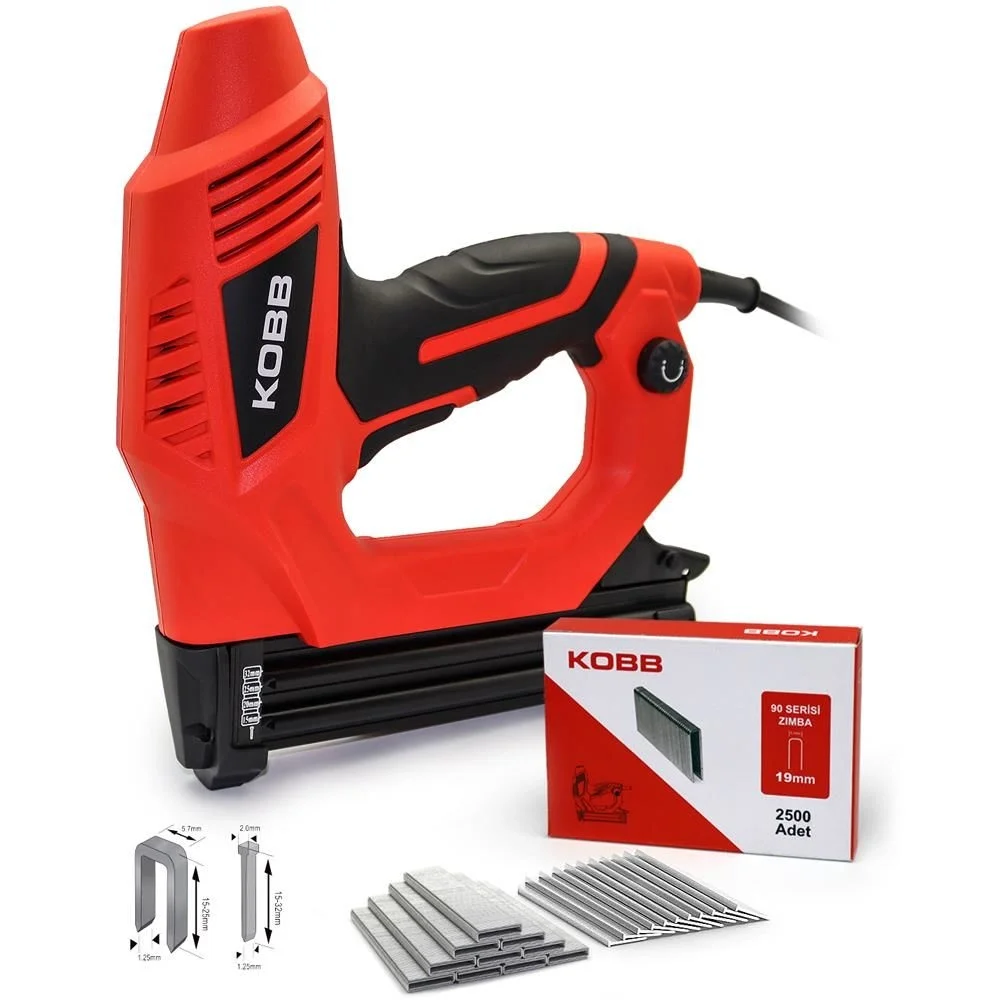 İthalat® KOBB KBZ90 Elektrikli Zımba-Çivi Çakma Makinası