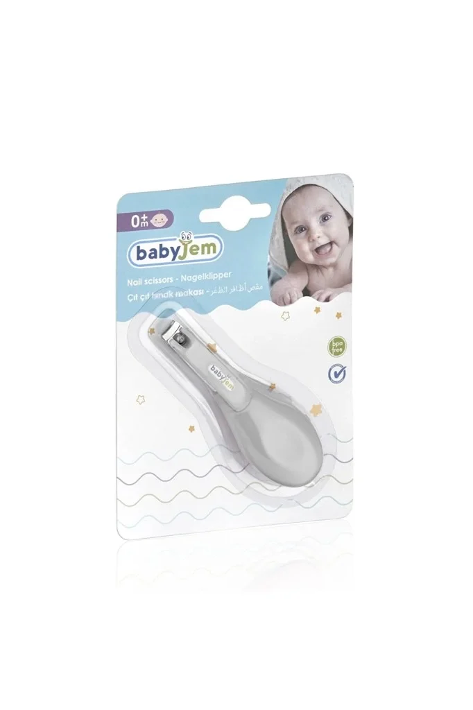 İthalat®  Kolay Kavrama Bebek Tırnak Makası 576 Gri