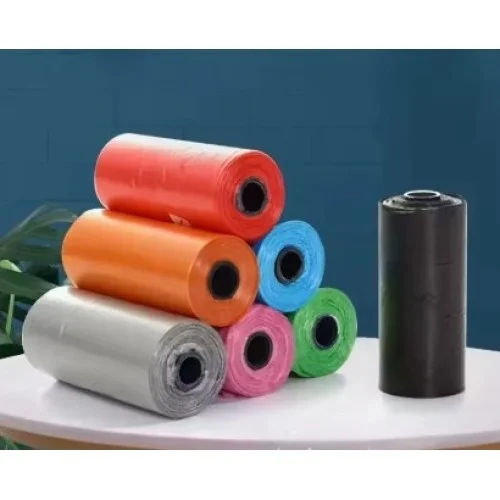 İthalat® Köpek Dışkı Poşeti 4lü Düz Renk Set