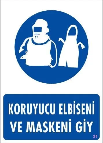 İthalat® Koruyucu Kıyafet Giy Uyarı Levhası 25x35 KOD:31 İthalat® Koruyucu Kıyafet Giy Uyarı Levhası 25x35 KOD:31 Fiyatı, Yorumları ve Özellikleri