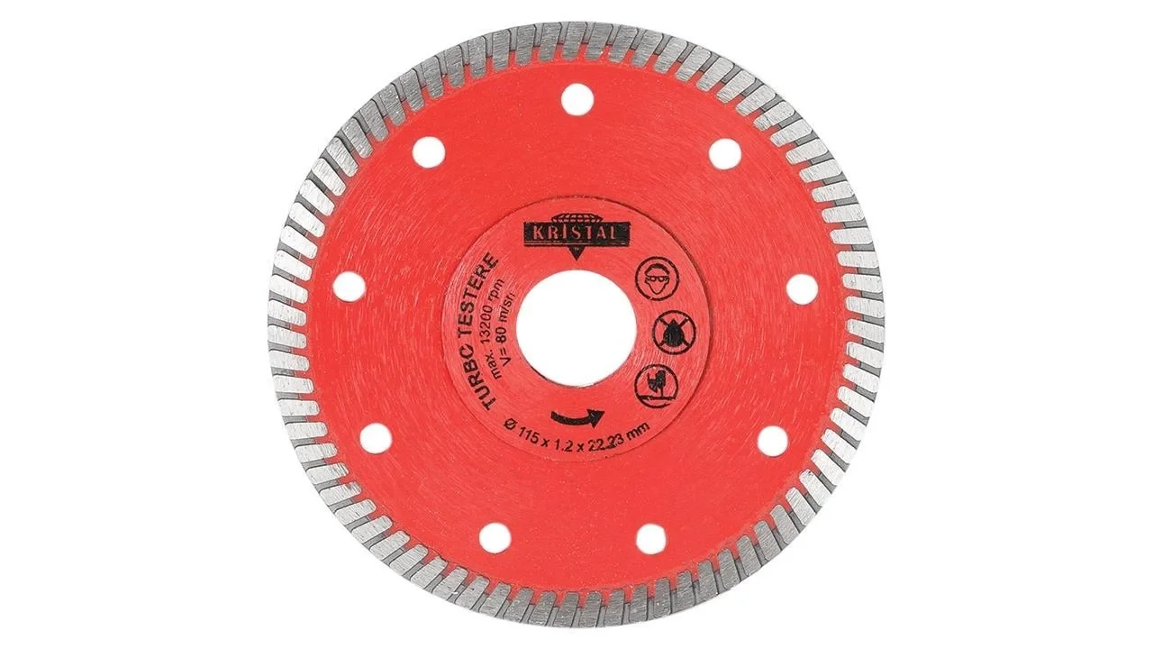 İthalat® Kristal Turbo Elmas Testere 115 mm
