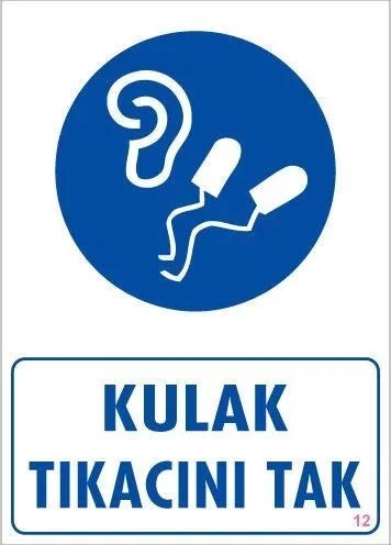İthalat® Kulak Tıkacı Uyarı Levhası 25x35 KOD:12 İthalat® Kulak Tıkacı Uyarı Levhası 25x35 KOD:12 Fiyatı, Yorumları ve Özellikleri