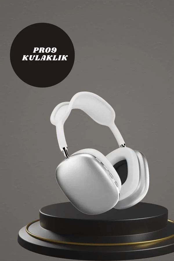 İthalat® Kulak Üstü P9 Kablosuz Bluetooth Kulaklık ve 7 Kordonlu Akıllı Saat