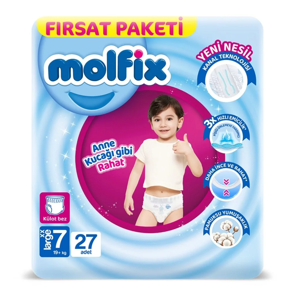 İthalat®   Külot Bez Fırsat Paketi 7 Beden 19+ Kg 27 Adet