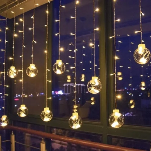 İthalat® Küre Toplu Perde Led Işık
