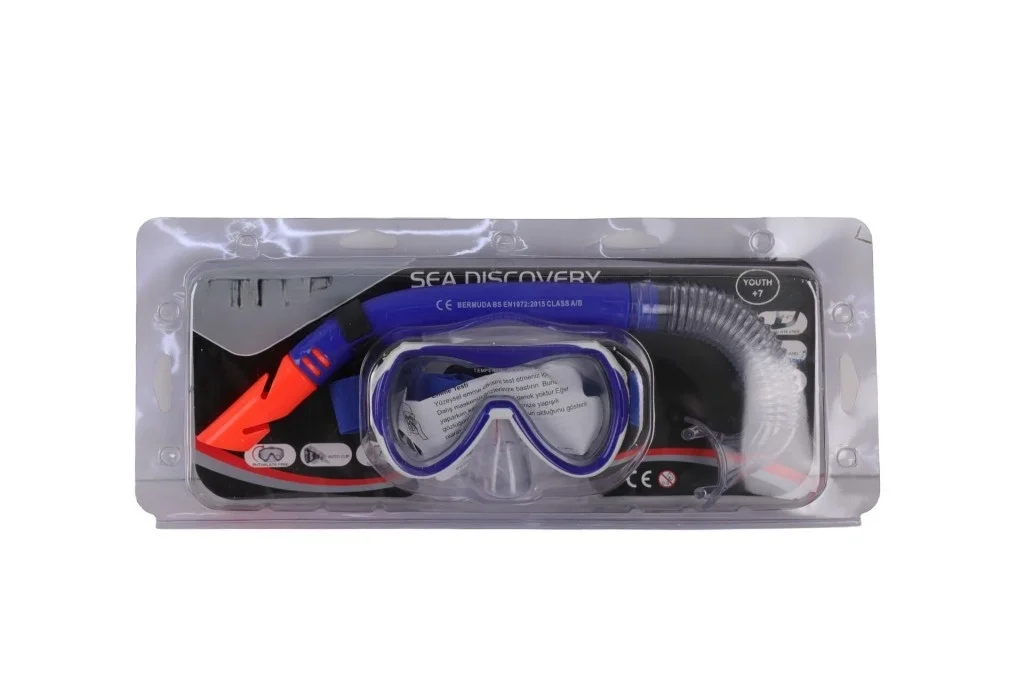 İthalat® KZLD-AK303-180CS MASKE SNORKEL SET VAKUM (ICB12)-K36