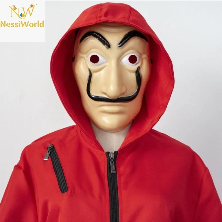 İthalat® La Casa De Papel Salvador Dali Maskesi Orjinal İthal Ürün