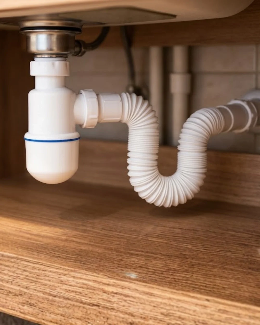 İthalat® Lavabo Gider Sifonu Esnek Hortumlu Koku Önleyici Tıkanma Engelleyici Gider Seti