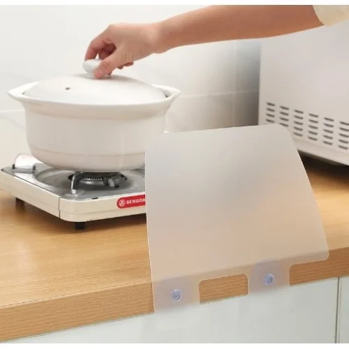 İthalat® Lavabo ve Ocak Sıçrama Önleyici Vantuzlu Kalkan