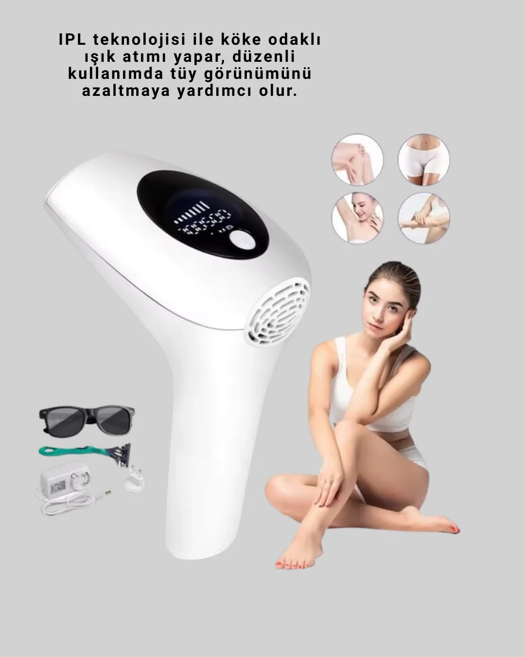 İthalat® Lazer Epilasyon Cihazı HS-262