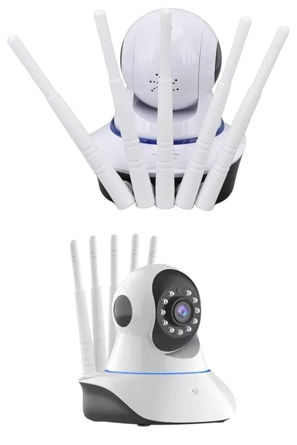 İthalat® LED Aydınlatmalı 5 Antenli Motorlu 1080P Wifi Kamera Sensörlü Yeni Nesil