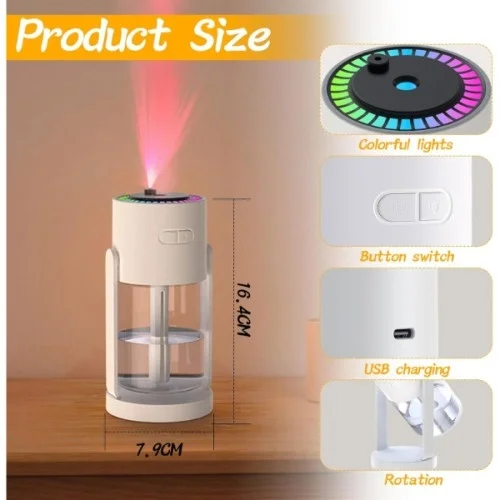 İthalat® LED Işıklı Hava Nemlendirici Cihaz