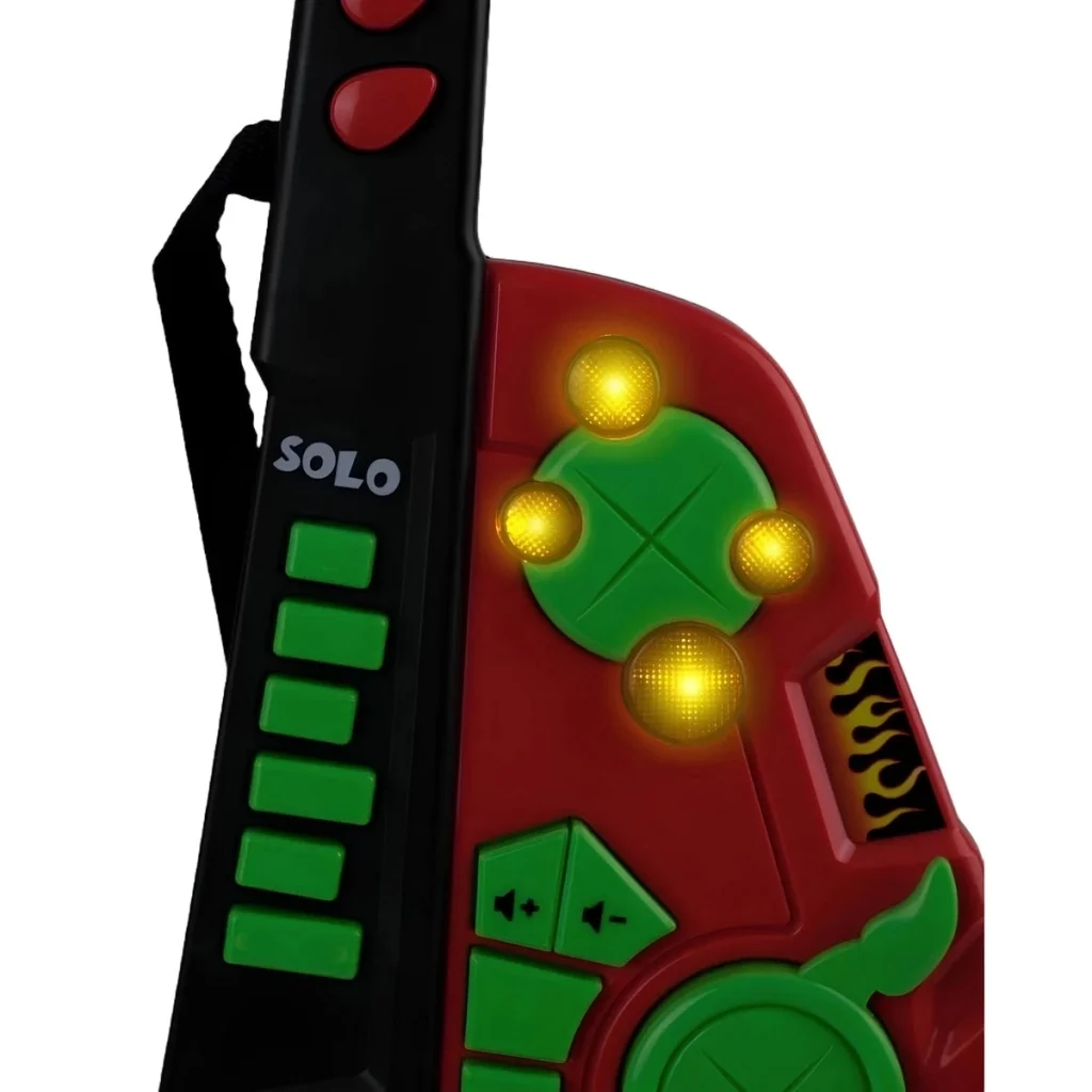 İthalat® Led Işıklı Melodili Askılı Müzikli Gitar