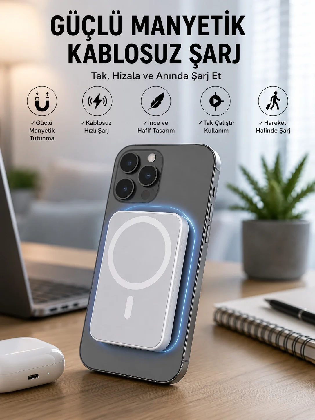 İthalat® LF-100 MAGSAFE 5.000 MAH