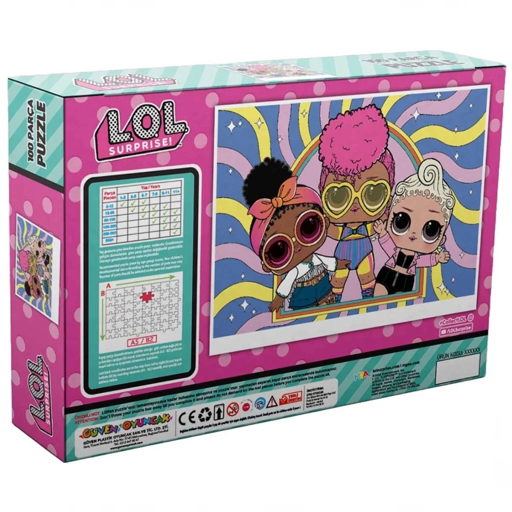 İthalat® LOL Surprise 100 Parça Puzzle Fiyatı, Yorumları ve Özellikleri