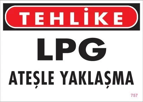 İthalat® LPG Ateşle Yaklaşma Uyarı Levhası 25x35 KOD:757 Fiyatı, Yorumları ve Özellikleri