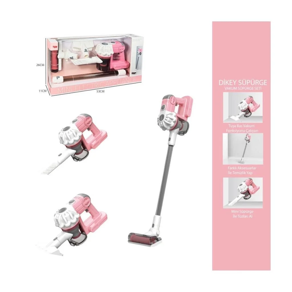 İthalat® LS8803C Dikey Elektrik Süpürgesi  Pembe