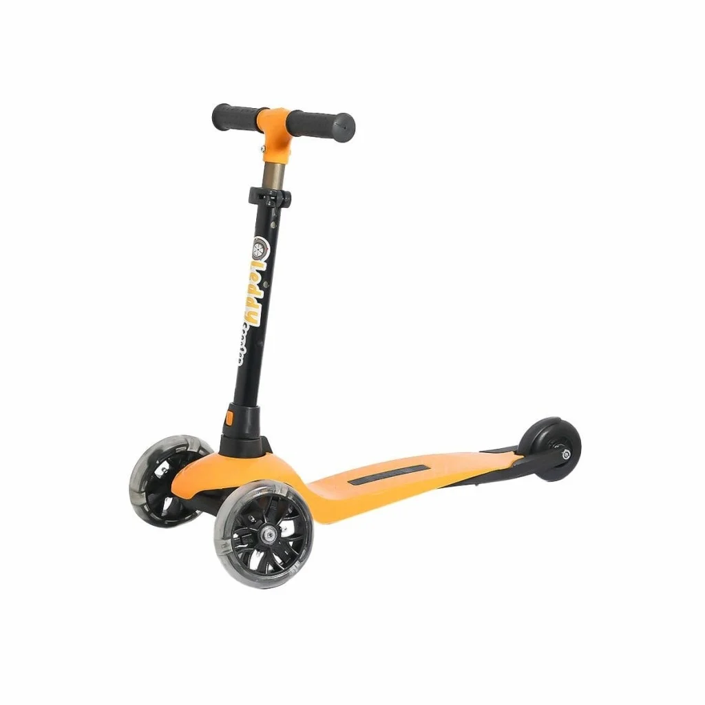 İthalat® LSC2 Leddy Işıklı Scooter  Turuncu -Çekirdek Zeka