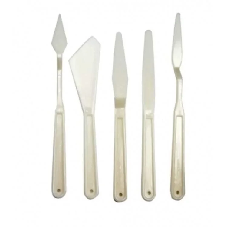 İthalat® Luna Beyaz Spatula Seti 5 Parça