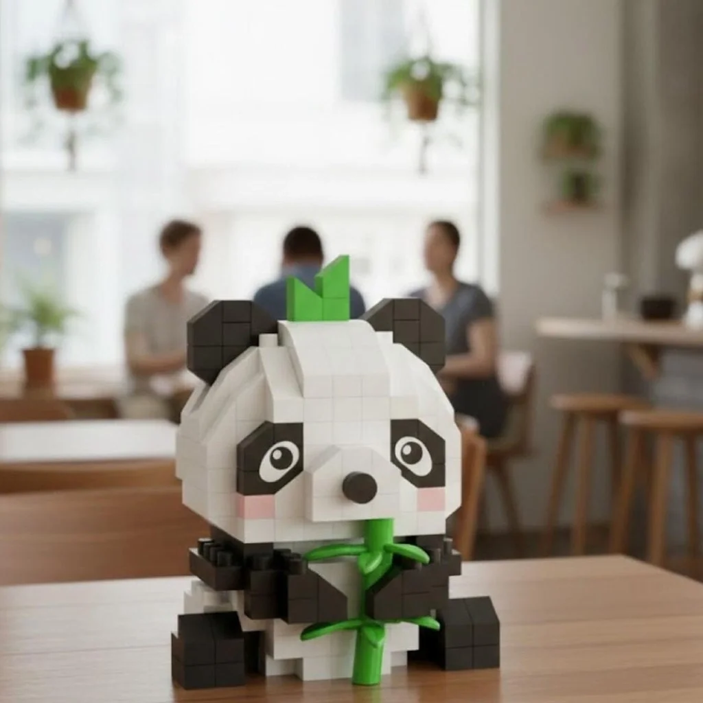 İthalat® LZ-8633 LOZ PANDA 170 PARÇA BLOCK OYUNCAK-MİNİ POŞET
