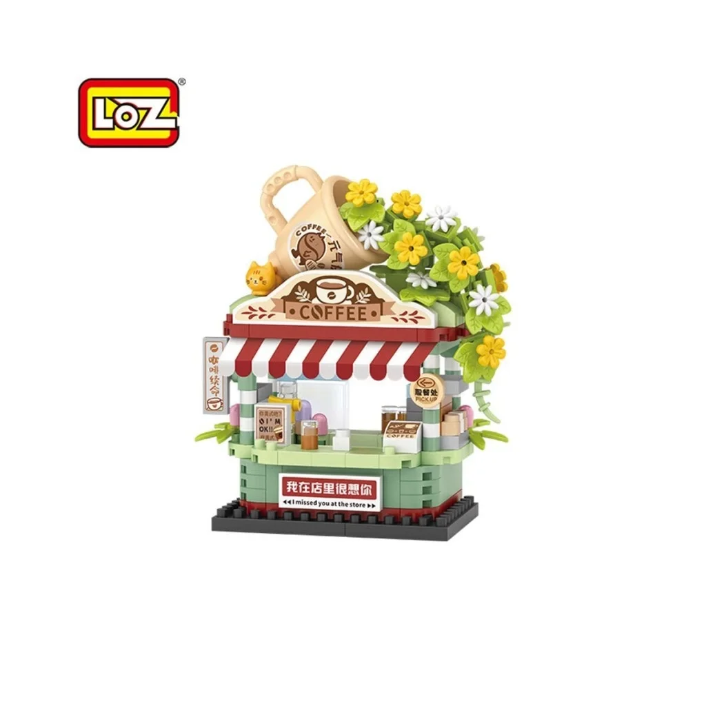 İthalat® LZ-8852  KAHVE DÜKKANI 290 PARÇA BLOCK OYUNCAK
