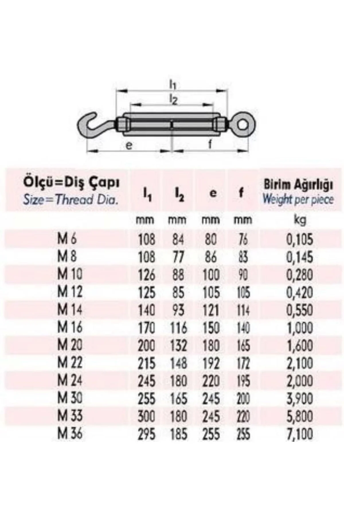 İthalat® M14 Çektirme ( 2 Adet )