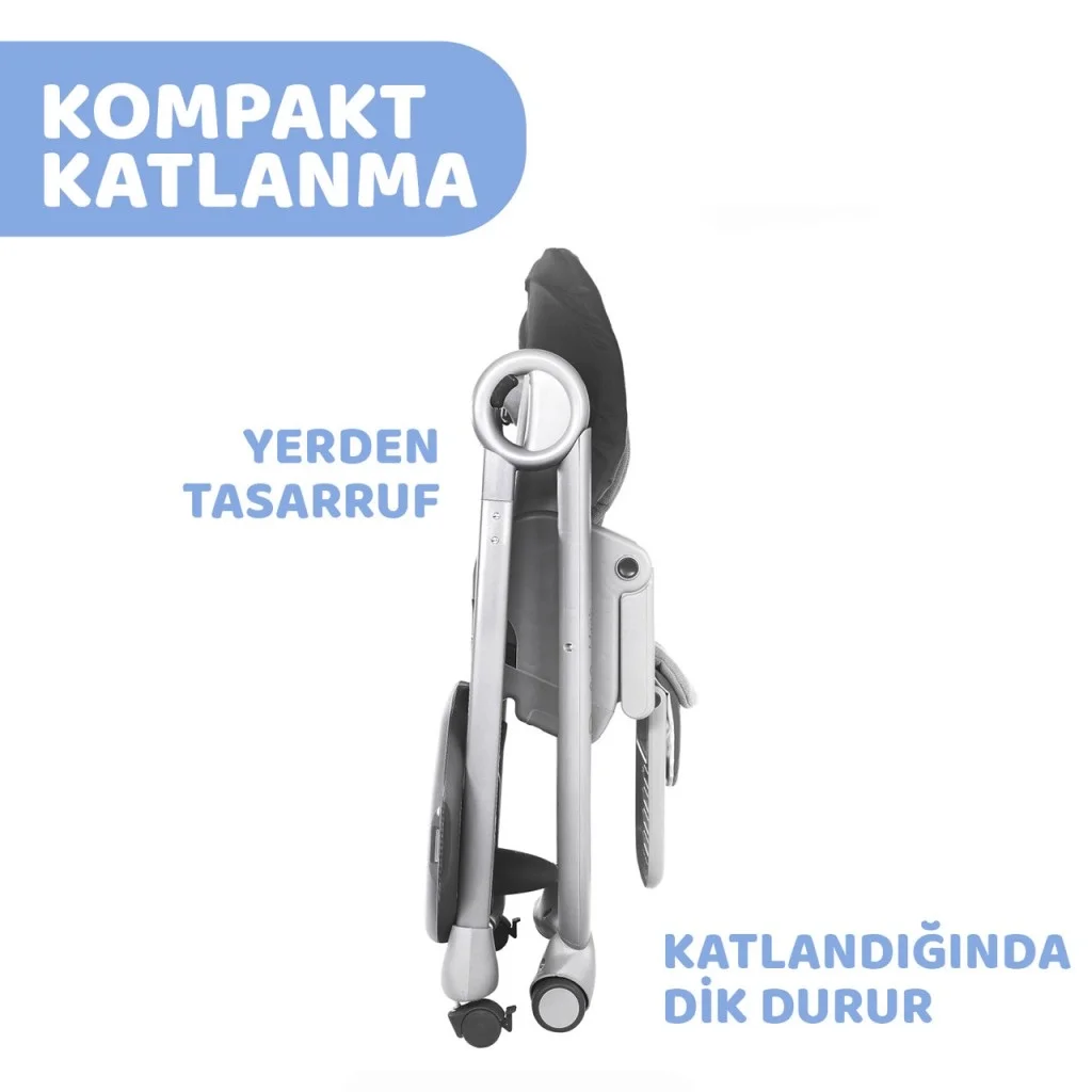 İthalat® Mama Sandalyesi Dark Grey