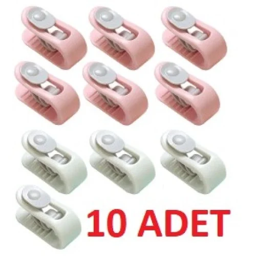 İthalat® Mandallı Yorgan Sabitleme Klipsi 10 Adet
