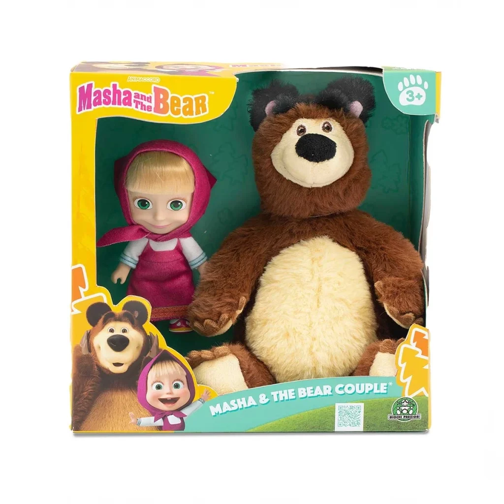 İthalat®   Masha ile Koca Ayı 20 Cm Peluş 12 Cm Bebek MHA21000 Fiyatı, Yorumları ve Özellikleri