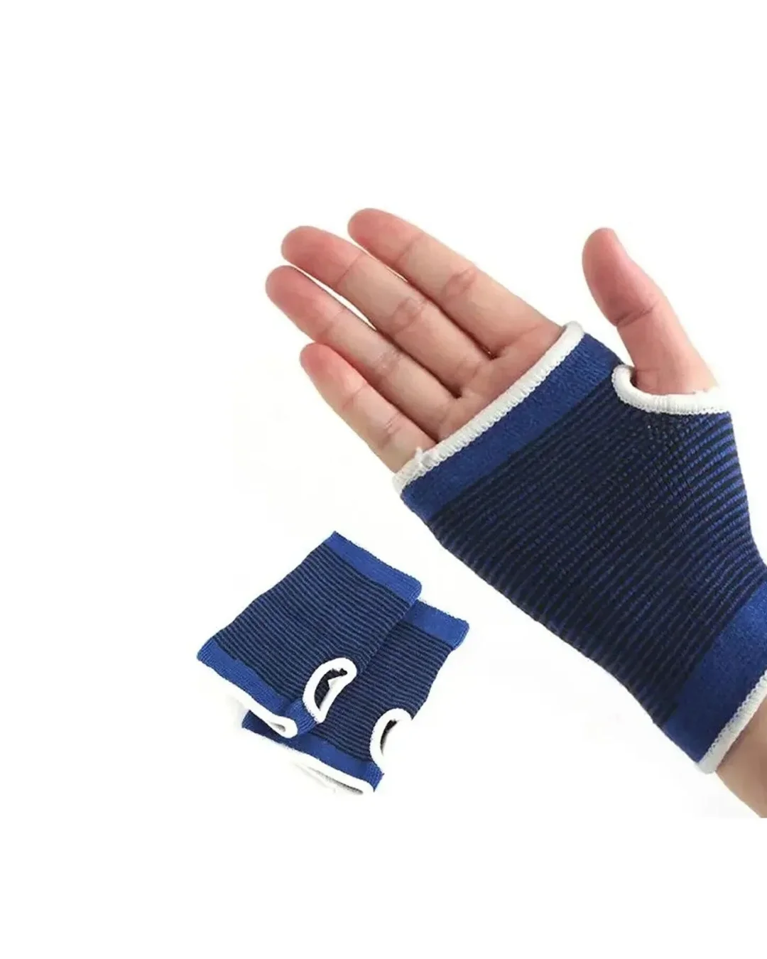İthalat® Mavi Bilek Koruyucu Spor Destekliği Çift El İçin Evrensel Boy