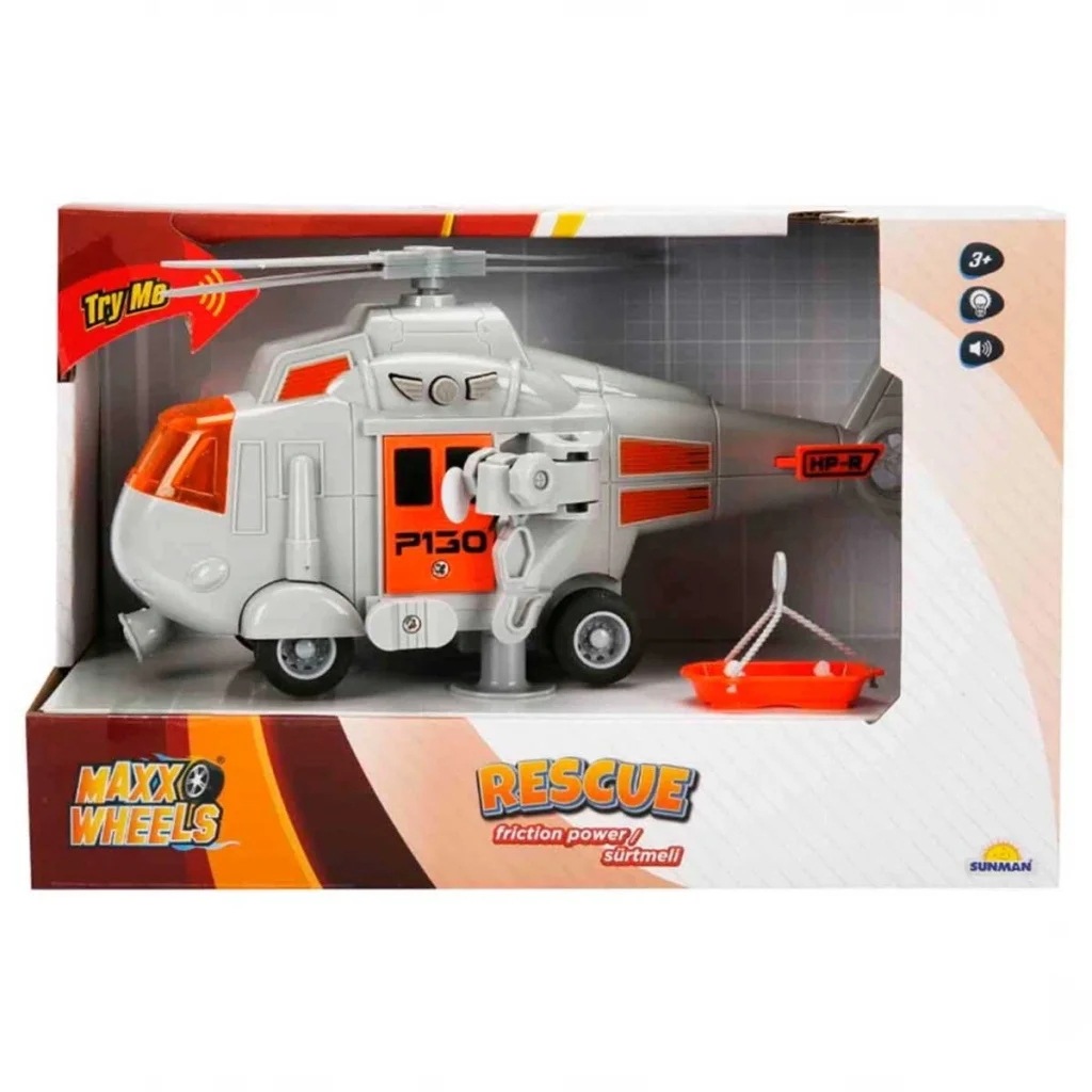 İthalat®  Maxx Wheels 1:20 Sesli ve Işıklı Helikopter