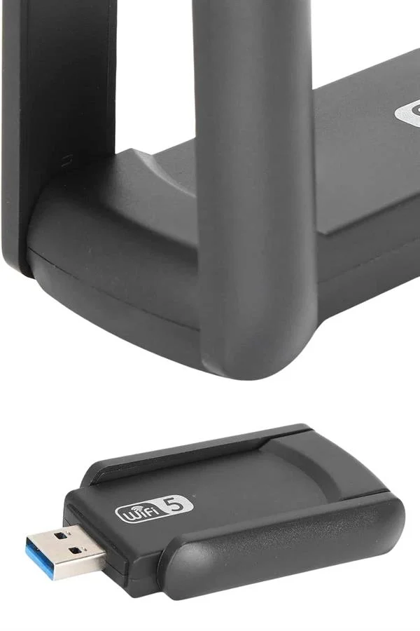 İthalat® Mbps Wifi Alıcı Kablosuz Wifi Adaptörü Çift Band Çift Antenli Yeni Nesil