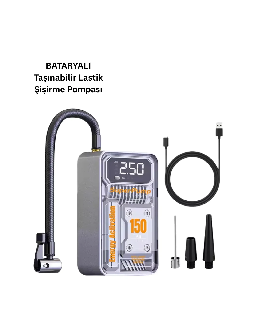 İthalat® MC6619 Araç Lastik Pompası Fiyatı, Yorumları ve Özellikleri
