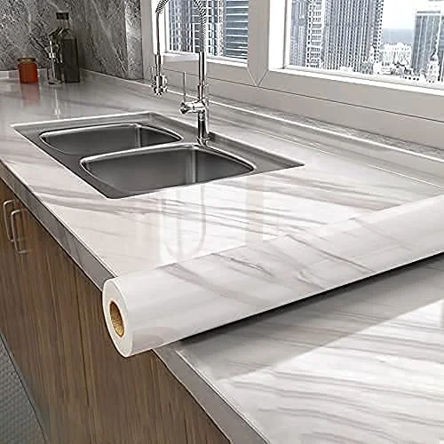 İthalat® Mermer Desenli Kaplama Kağıdı 5 Metre