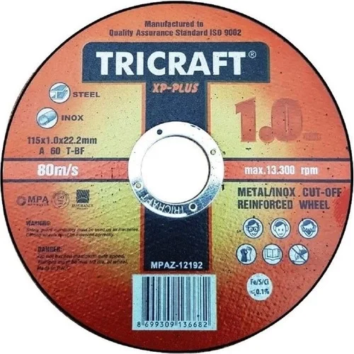 İthalat® Meşem Trıcraft X Plus  115X1X22.23 mm Inox Kesici Taş MEŞEM-3301