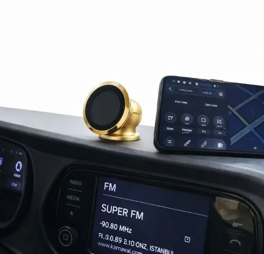 İthalat® Metal Telefon Tutucu Torpidoya Yapışan Mıknatıslı