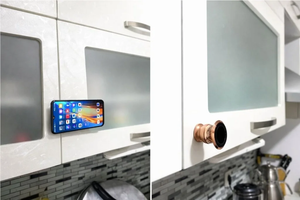 İthalat® Metal Telefon Tutucu Torpidoya Yapışan Mıknatıslı