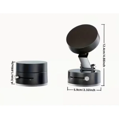 İthalat® Mıknatıslı Katlanabilir Telefon Tutucu - Torpido ve Cam Uyumlu