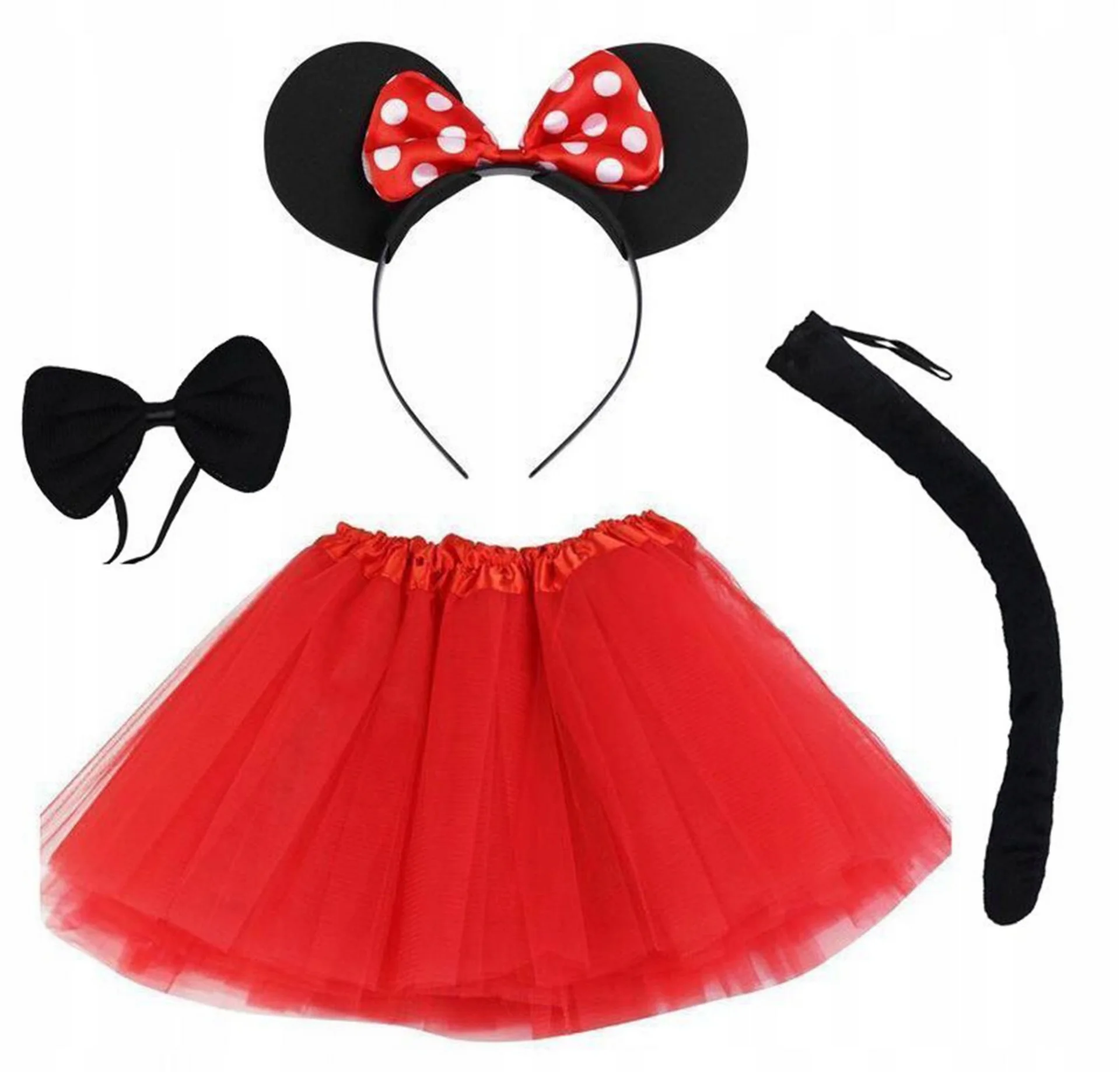 İthalat® Minnie Mouse Kostüm Seti Etek Taç Kuyruk Papyon Gösteri Seti İthalat® Minnie Mouse Kostüm Seti Etek Taç Kuyruk Papyon Gösteri Seti