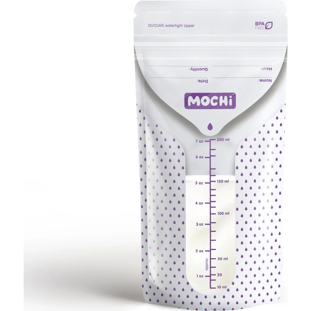 İthalat® Mochi Anne Sütü Saklama Poşeti 50 Adet 200ml