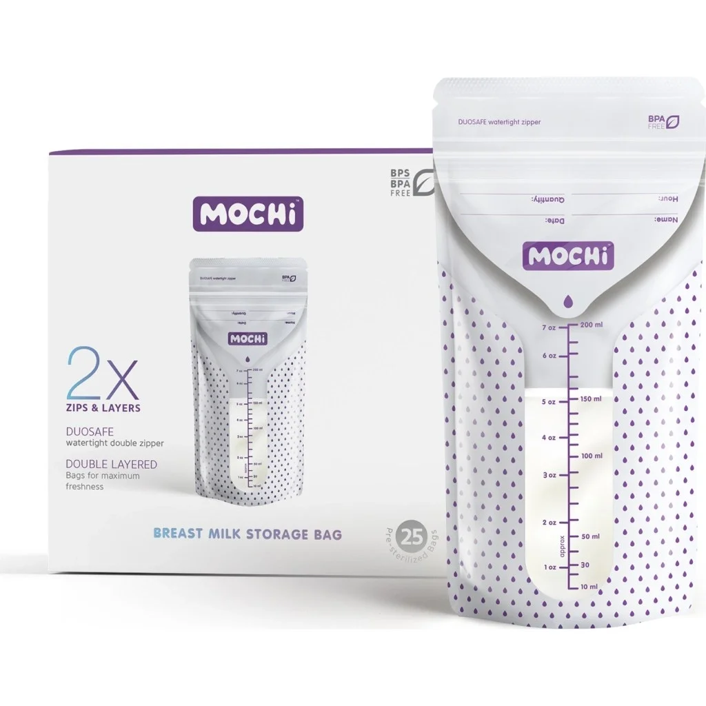 İthalat® Mochi Anne Sütü Saklama Poşeti 25 Adet 200ml