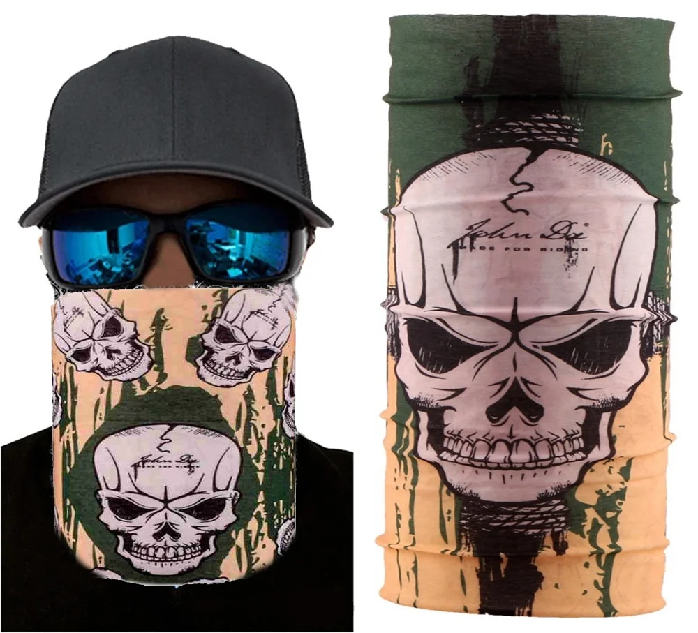 İthalat® Motorcu Boyunluk Baf Buff Bandana 25x48 cm Model 5