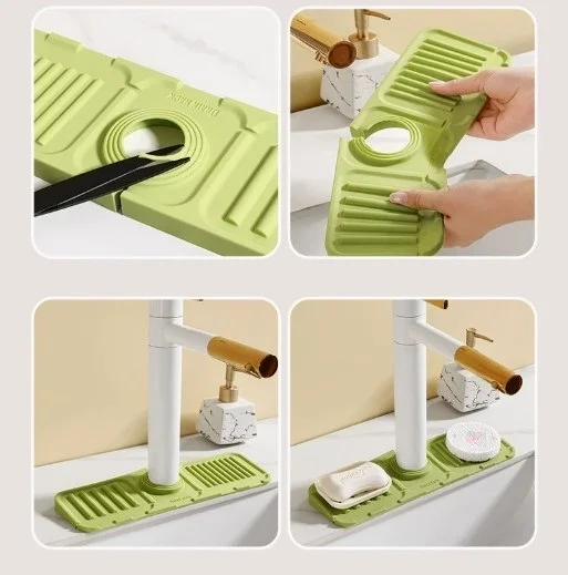 İthalat® Mutfak Banyo Lavabo Kenarı Silikon Mat Gri