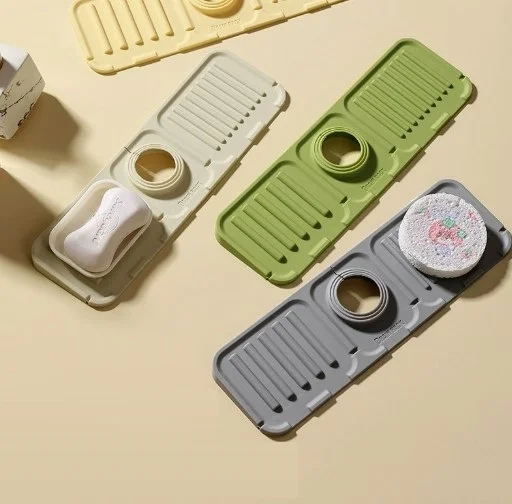 İthalat® Mutfak Banyo Lavabo Kenarı Silikon Mat Gri