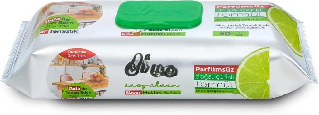 İthalat® Mutfak Temizlik Havlusu 50 Adet Bergamot
